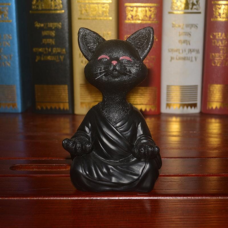 Buddha Katt Prydnad - Dossify