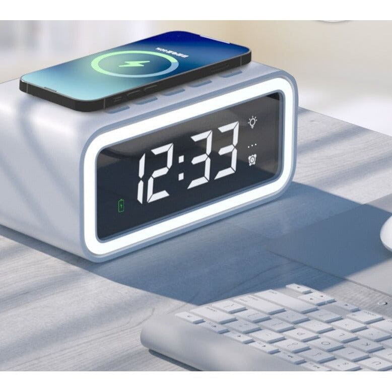 Digital väckarklocka med QI-laddare - Dossify
