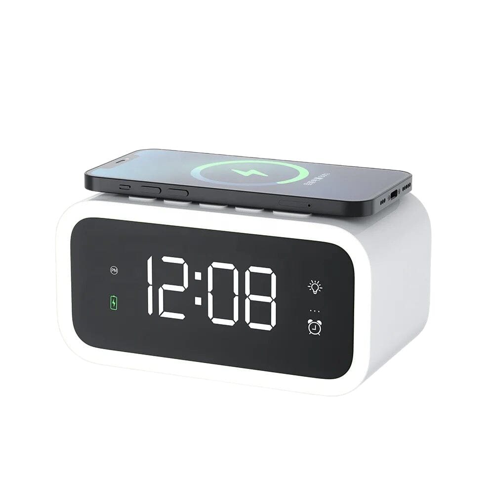 Digital väckarklocka med QI-laddare - Dossify