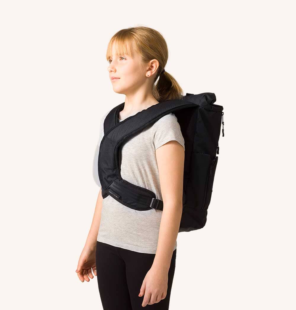 Kids Vertical Ryggsäck med revolutionerande bärsystem - Swedish Posture - Dossify