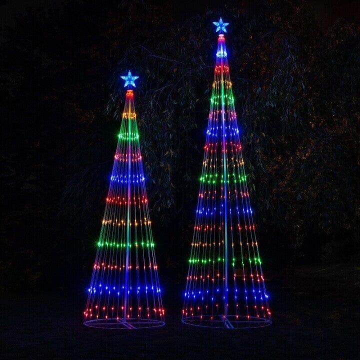 LED Julgransljus med magiska mönster - Dossify
