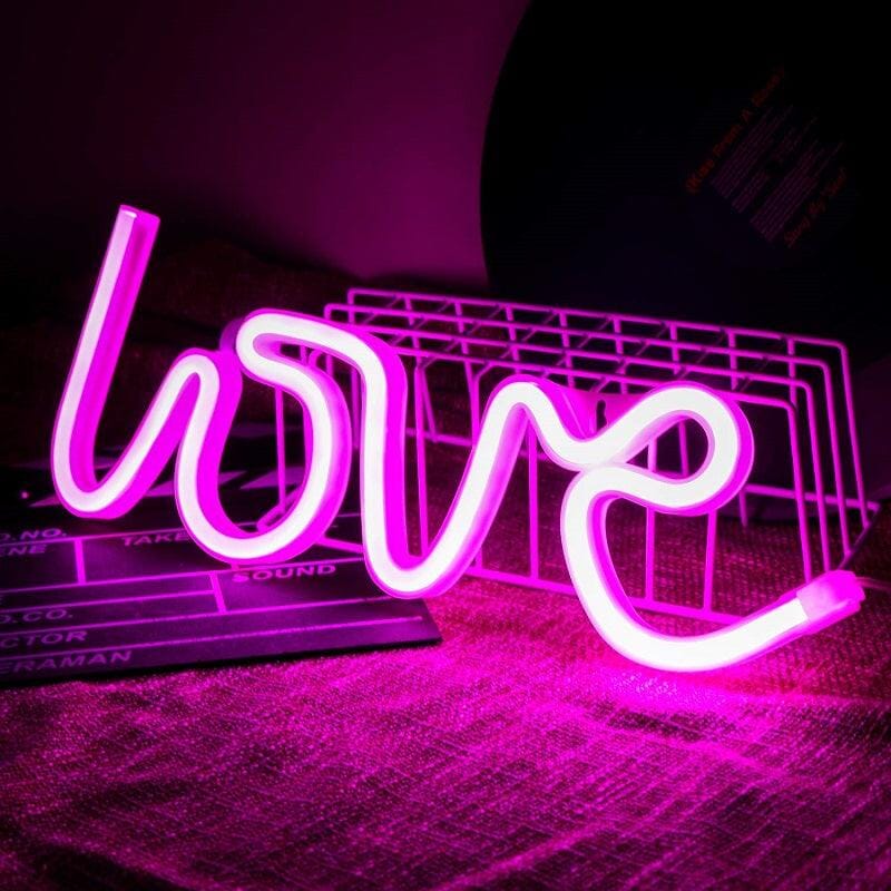 Neon lampa - LOVE - Dossify