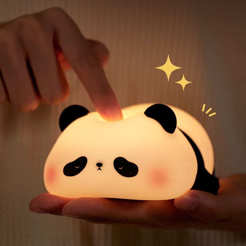 Panda Kawaii Mini Lampa – Uppladdningsbar & Mysig Nattlampa för Barn & Vuxna - Dossify