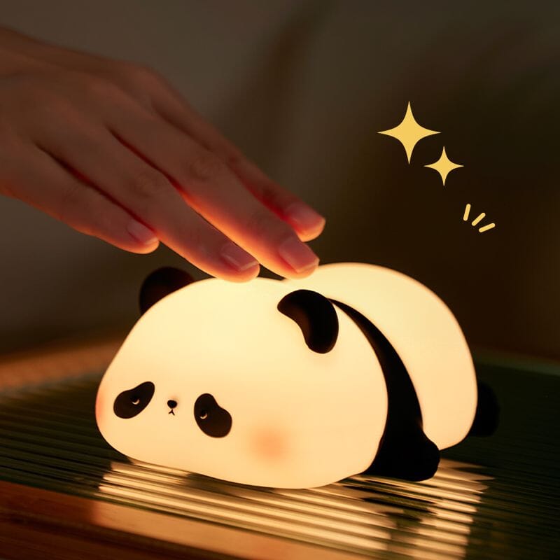 Panda Kawaii Mini Lampa – Uppladdningsbar & Mysig Nattlampa för Barn & Vuxna - Dossify