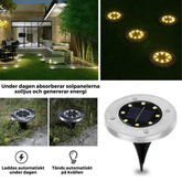 Trådlösa LED-solcellsträdgårdslampor - Skapa den perfekta atmosfären i din trädgård! - Dossify