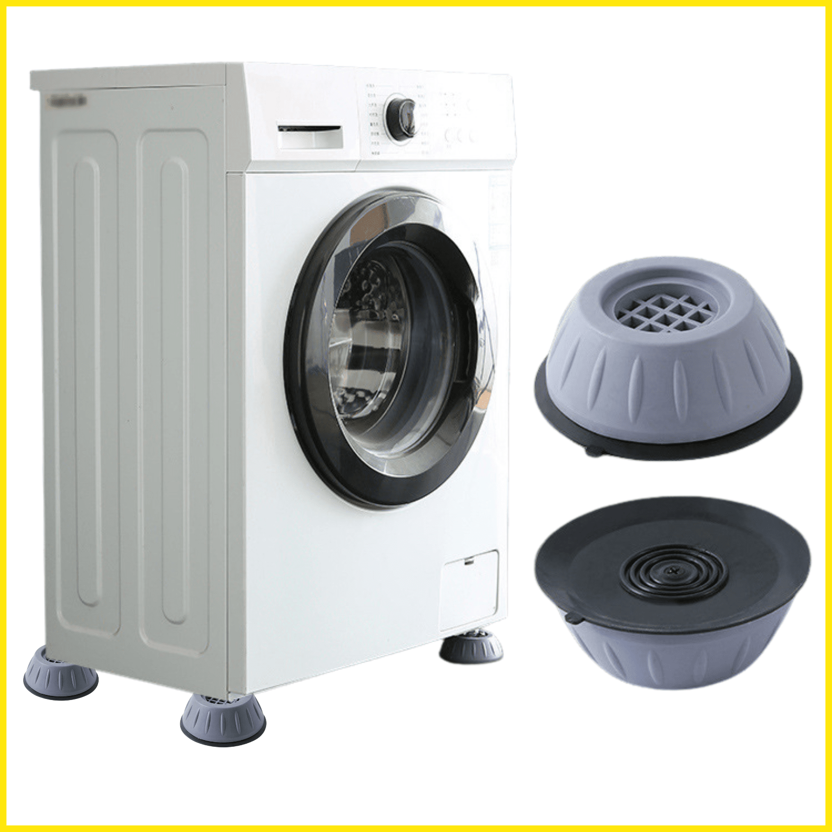 Vibrationsdämpare för tvättmaskin (4 pack) - Dossify