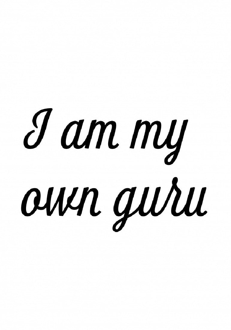 I am my own guru Poster