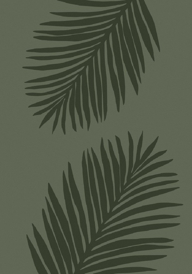PALM LEAF ALL GREEN Poster